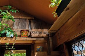 Wood Cabin & 4 Large Bell Tents - Hapus Hideaway