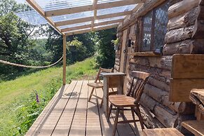 Wood Cabin & 4 Large Bell Tents - Hapus Hideaway