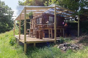 Wood Cabin & 4 Large Bell Tents - Hapus Hideaway