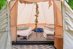 Wood Cabin & 4 Large Bell Tents - Hapus Hideaway
