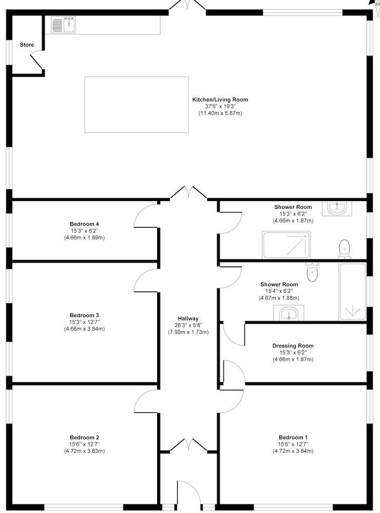 Stunning 3 bed Lodge 2000sq