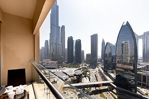 SuperHost - Spacious Studio With Direct Burj Khalifa View I Address Du