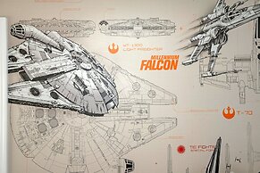 Contemporary Masterpiece. Star Wars, Cars, and Disney Princess Rooms. 