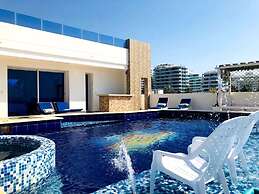 6mb-1 Mansion In Cartagena On The Beach With Air Conditioning And Wifi