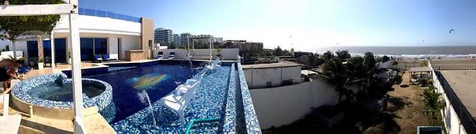 6mb-1 Mansion In Cartagena On The Beach With Air Conditioning And Wifi