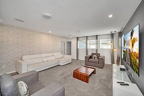 Modern Decor With Themed Rooms, With Retro Game Room and Huge Pool in 