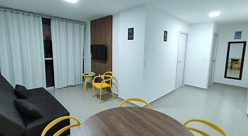 Areias do Mar | 2 Quartos, Vista Mar, Amplo com Varanda A206