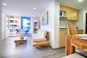 Lujoso Apto de 2 Alcobas y Balcón