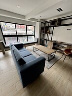 Beautiful Loft With View of Los Cerros Capitalinos