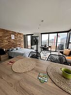 Beautiful Loft With View of Los Cerros Capitalinos