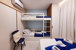 VG Sun Pé na Areia Luxuoso Térreo Gourmet 8 pessoas By DM Apartments