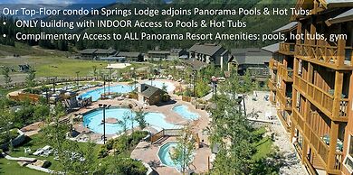 PENTHOUSE in the HEART of Panorama Village | TRUE Ski In/Out | Pools &