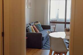 Downtown Design With Balcony