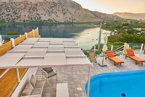 Stunning Lake Kournas Retreat 2 New Private Pool