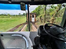 Double Decker Bus on an Alpaca Farm Sleeps 8