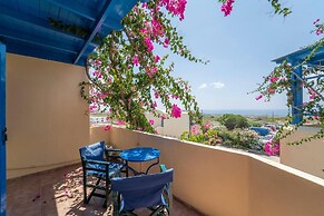 Santorious Flower Covered Apartment