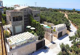 Blue Stone Pool Villa Crete Sea View