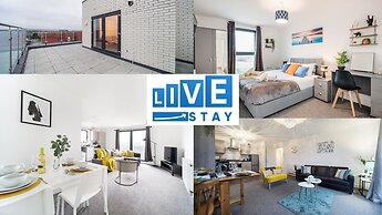 Livestay - Modern Spacious 2 Bed 2 Bath Apartment