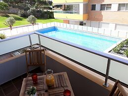 T1 Varandas Forte Piscina Ar Cond Garagem