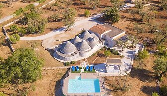 TD Trulli Albapetra Pool Olive Trees