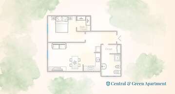 Co-c933-ggar24c4 - Central Green Apartment