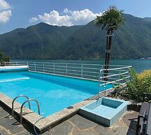 Lugano Blue Marine On Lake Shore