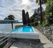 Lugano Blue Marine On Lake Shore
