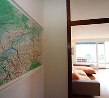 Lugano Blue Marine On Lake Shore