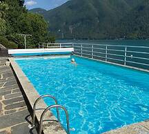 Lugano Blue Marine On Lake Shore