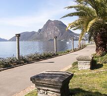 Lugano Blue Marine On Lake Shore