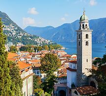 Lugano Blue Marine On Lake Shore