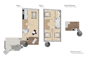 Penthouse Seven Private Roof Terrace Lake View