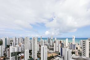 Lindo Flat no Beach Class Santa Maria em Boa Viagem