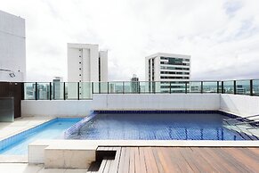 Lindo Flat no Beach Class Santa Maria em Boa Viagem