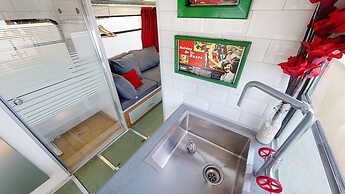 Gozo Bus Glamping - Stay on a 1974 Vintage Maltese bus in Xlendi