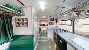 Gozo Bus Glamping - Stay on a 1974 Vintage Maltese bus in Xlendi