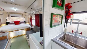 Gozo Bus Glamping - Stay on a 1974 Vintage Maltese bus in Xlendi