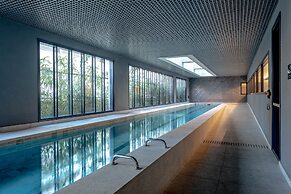 Studio com piscina aquecida e AC