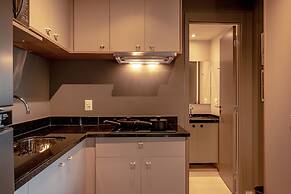 Studio com piscina aquecida e AC