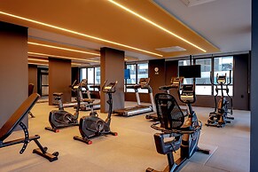 Studio com piscina aquecida e AC