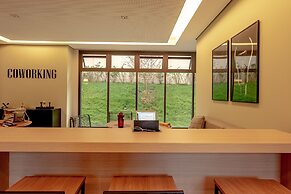 Studio com piscina aquecida e AC