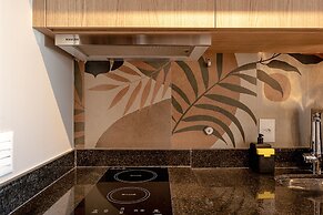 Studio com piscina aq. na Bela Vista