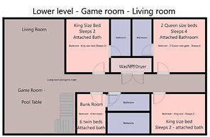 Journey's Remedy Lite - Lake View - Closest to Indoor Pool - Sleeps 22