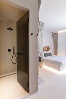 Mykonos Town Black Villa with Cave Heated Pool