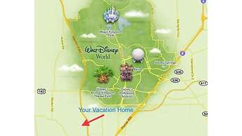 Vacation Resort Home Right Outside Of Disney World Parks With Private 