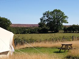 6m xl Bell Tent With log Burner, Near Whitby
