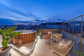 Topfloor Getaway Balcony&hot Tub+acropolis View