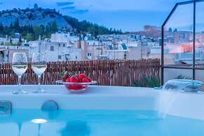 Topfloor Getaway Balcony&hot Tub+acropolis View