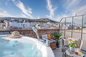 Topfloor Getaway Balcony&hot Tub+acropolis View