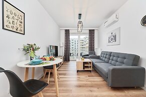Stylish Apartment With Balcony Wrocław
